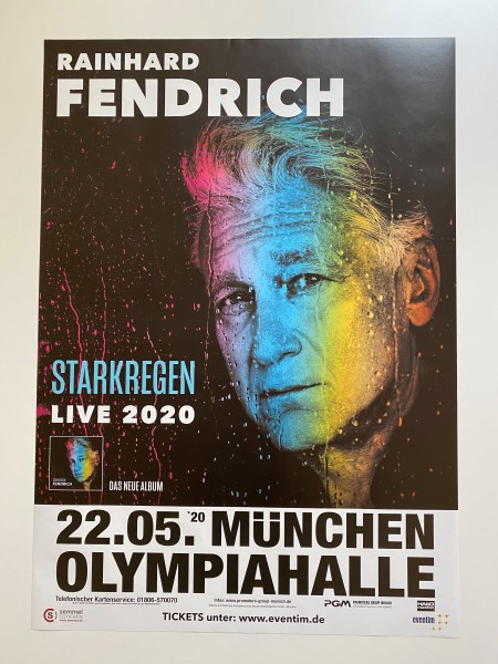 Konzert Plakat A1 München Olympiahalle 22.5.2020