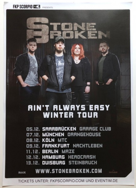 Konzert Plakat A1 Tour 2018