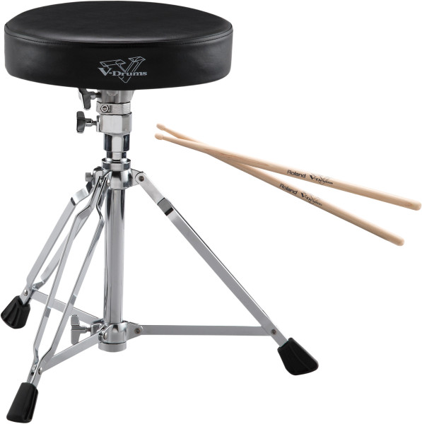 Drum Hocker + 2 x Drum-Sticks