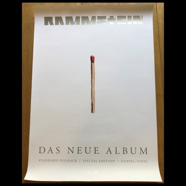 Poster Plakate Zubehor Vinylnerdsrammstein Album Promo Plakat A1 Ein Ultimativer Genuss