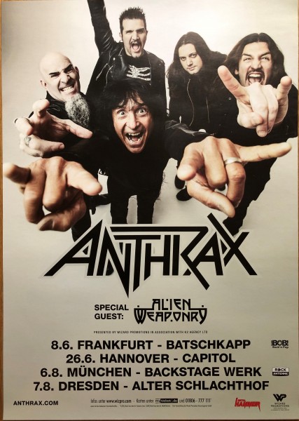 Konzert Plakat A1 Frankfurt München 2019