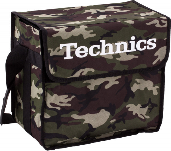 DJ Bag Camouflage Grün Logo weiss