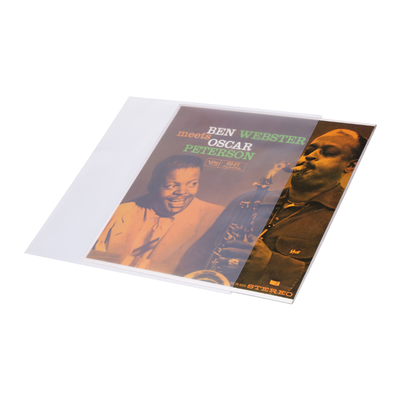 50 St LP Boxen Schutzhüllen 20 mm glasklare Folie für Vinyl Langspielplatten 