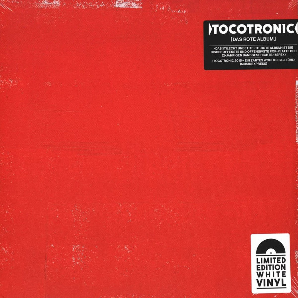 Tocotronic (Das rote Album) LTD White Vinyl