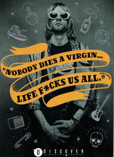 Postkarte Nobody Dies A Virgin...